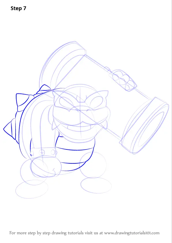 Learn How to Draw Roy Koopa from Koopalings (Koopalings) Step by Step