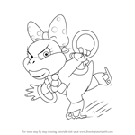 How to Draw Wendy O. Koopa from Koopalings