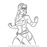 How to Draw Ms. Marvel from MARVEL Contest of Champions