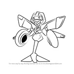 How to Draw Drakonfly from Medabots