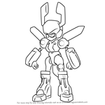 How to Draw Roks from Medabots