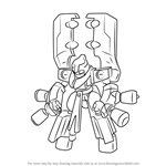 How to Draw Tyrelbeetle from Medabots