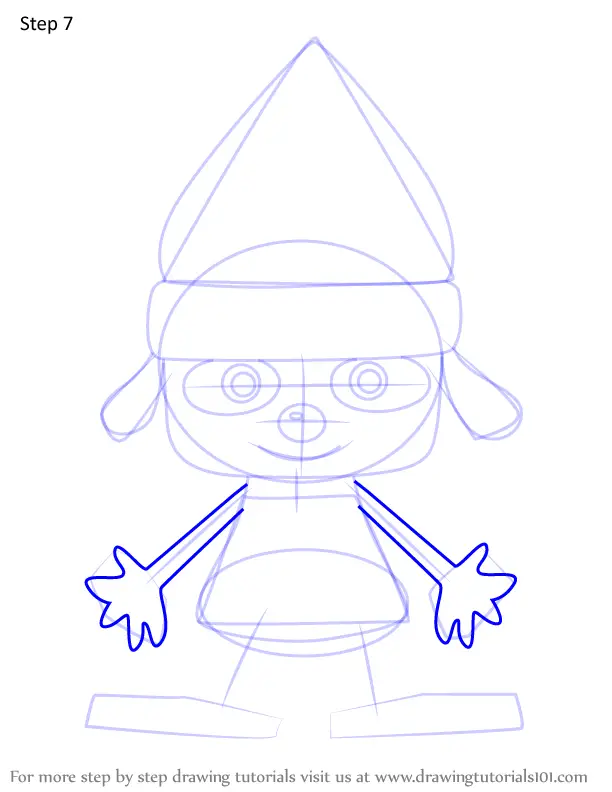 Learn How to Draw PaRappa Rappa from PaRappa The Rapper (PaRappa the ...