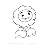 How to Draw Giant Marigold from Plants vs. Zombies