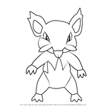 How to Draw Alola Rattata from Pokemon Sun and Moon