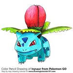 How to Draw Ivysaur from Pokemon GO