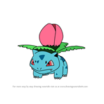 How to Draw Ivysaur from Pokemon GO