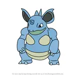 How to Draw Nidoqueen from Pokemon GO
