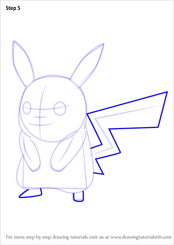Download Step by Step How to Draw Pikachu from Pokemon GO ...