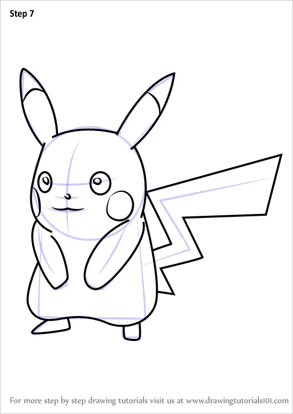 Download Step by Step How to Draw Pikachu from Pokemon GO ...