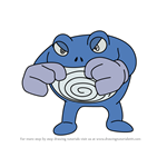How to Draw Poliwrath from Pokemon GO