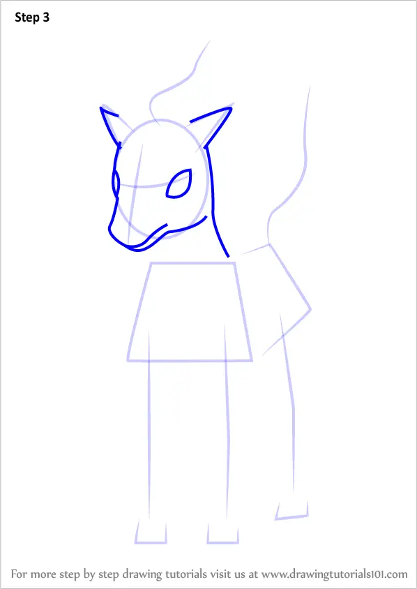 Step By Step How To Draw Ponyta From Pokemon Go