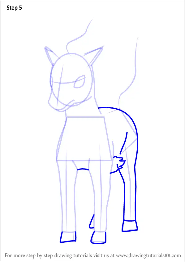 Step By Step How To Draw Ponyta From Pokemon Go