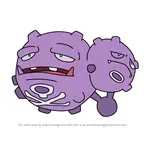 How to Draw Weezing from Pokemon GO