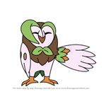 dartrix coloring pages pdfs pokemon