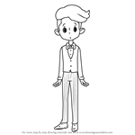 How to Draw Noah Mondeor from Professor Layton printable step by step ...