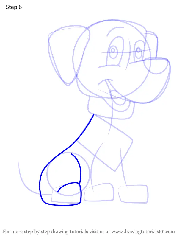 Step by Step How to Draw Pep from Putt-Putt : DrawingTutorials101.com