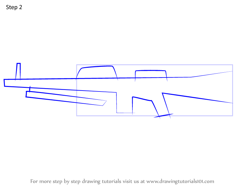 Step by Step How to Draw ALDA 5.56 LMG from Rainbow Six Siege ...