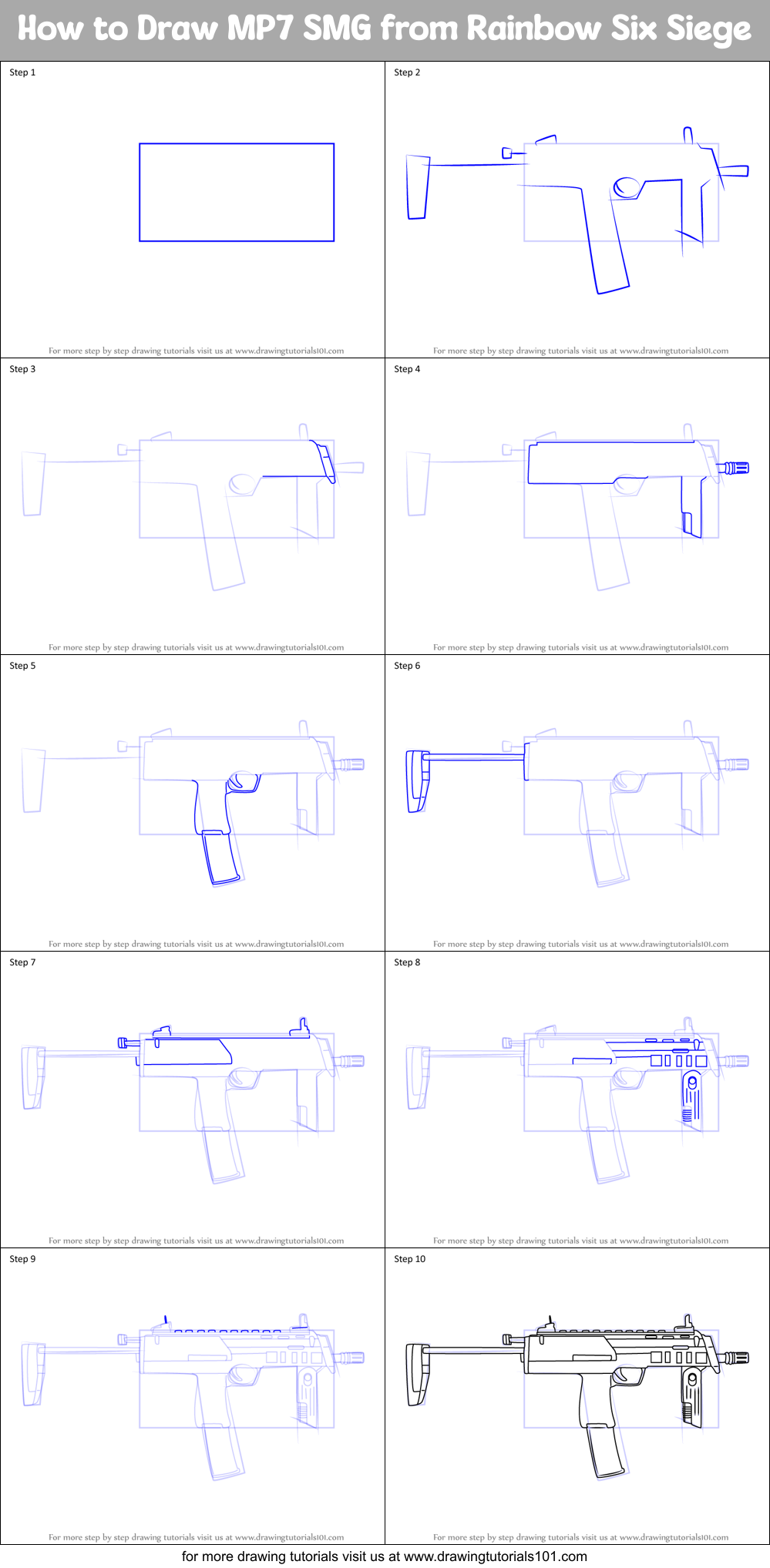 mp7 drawing