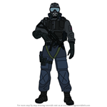 Learn How to Draw Mute from Rainbow Six Siege (Rainbow Six Siege) Step ...