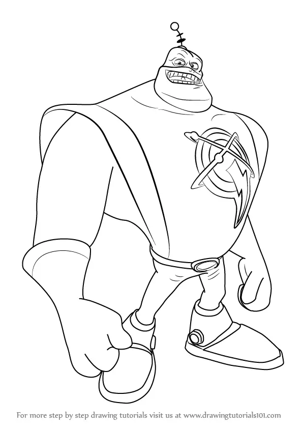 How to Draw Captain Qwark from Ratchet and Clank. 