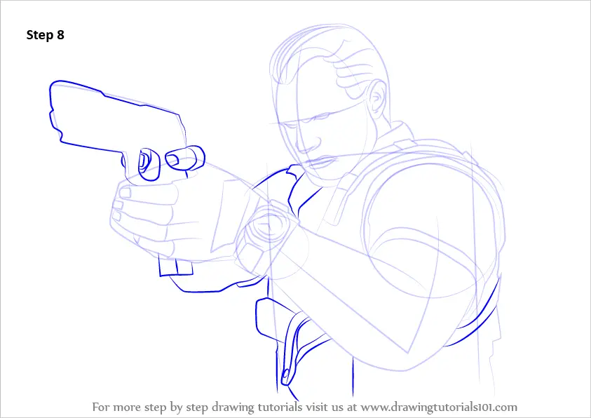 Learn How to Draw Barry Burton from Resident Evil (Resident Evil) Step