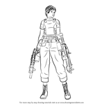 How to Draw Rebecca Chambers from Resident Evil