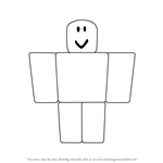 How to Draw Noob from Roblox