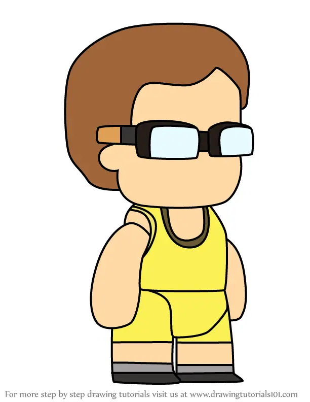 Step by Step How to Draw Bobby from Scribblenauts