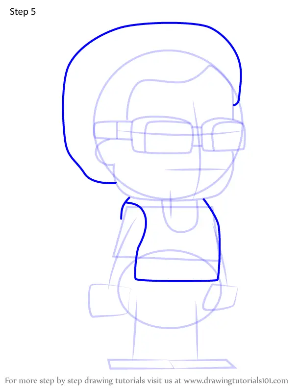 Step by Step How to Draw Bobby from Scribblenauts