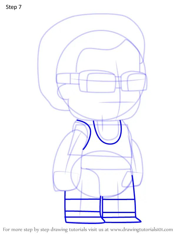 Step by Step How to Draw Bobby from Scribblenauts