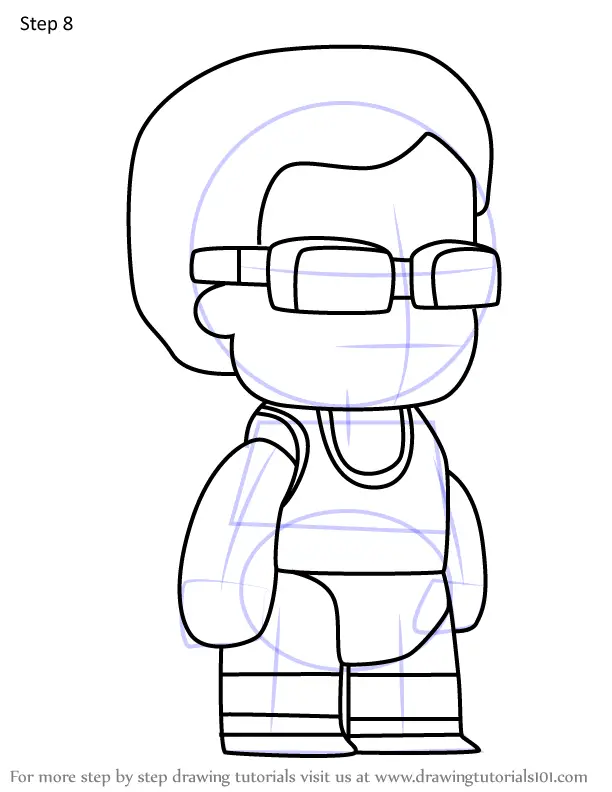 Step by Step How to Draw Bobby from Scribblenauts