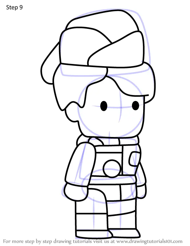 Step by Step How to Draw Delta from Scribblenauts