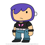 How to Draw Glum from Scribblenauts