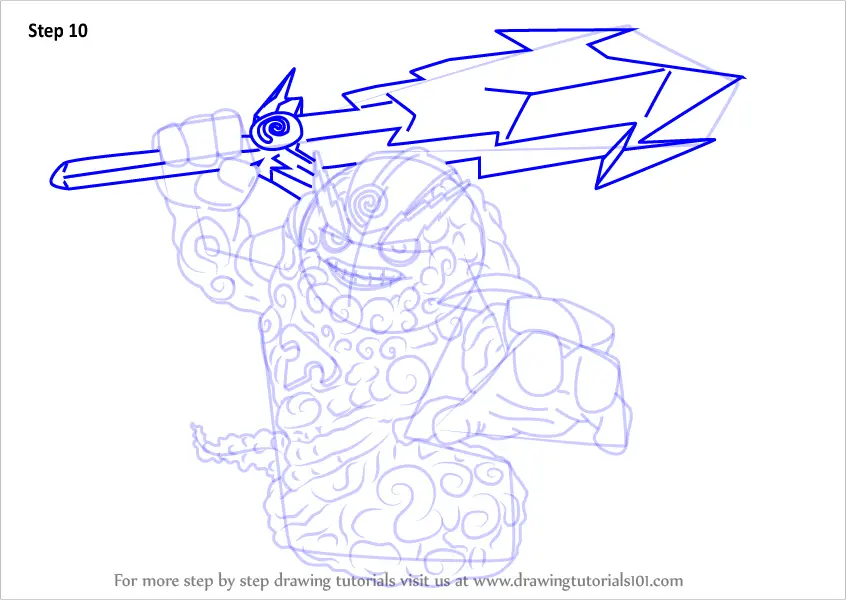 Learn How to Draw Thunderbolt from Skylanders (Skylanders) Step by Step