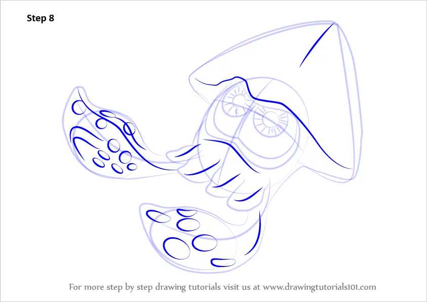 Step By Step How To Draw Inkling Squid From Splatoon 7063
