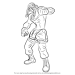 How to Draw Alex from Street Fighter
