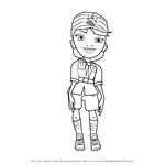 How to Draw Olivia from Subway Surfers