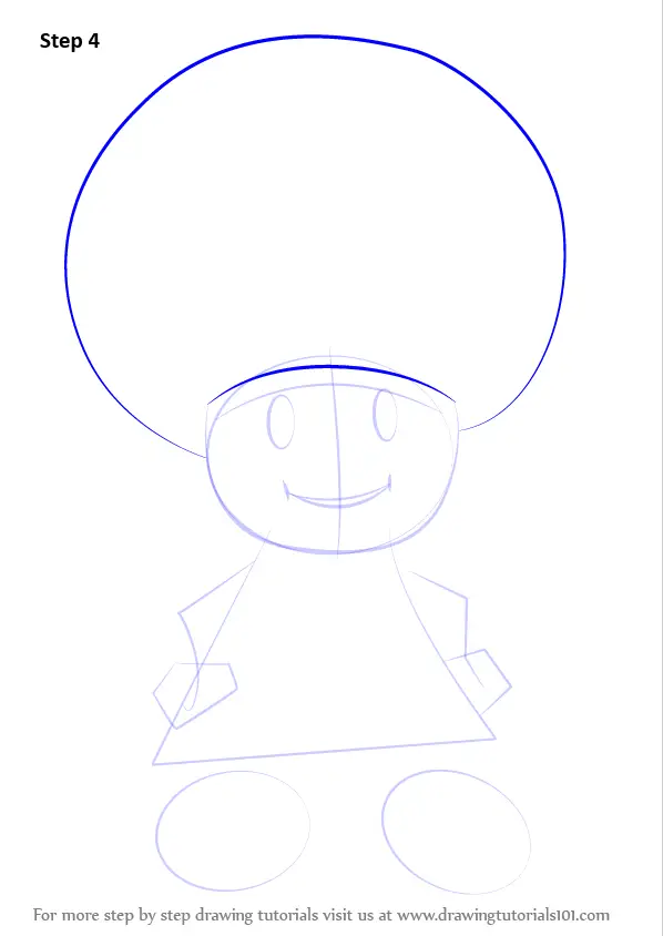 Learn How To Draw Toadette From Super Mario Super Mario Step By Step Drawing Tutorials 