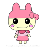 How to Draw Mamametchi from Tamagotchi