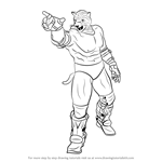 How to Draw King from Tekken