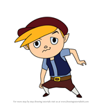 How to Draw Ivan from The Legend of Zelda The Wind Waker