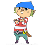 How to Draw Niko from The Legend of Zelda The Wind Waker