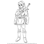 How to Draw Link from The Legend of Zelda