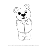 How to Draw Brown Bear from Undertale