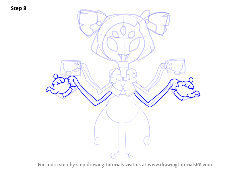 Learn How to Draw Muffet from Undertale (Undertale) Step by Step