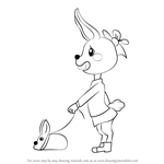 How to Draw Rabbit Girl from Undertale