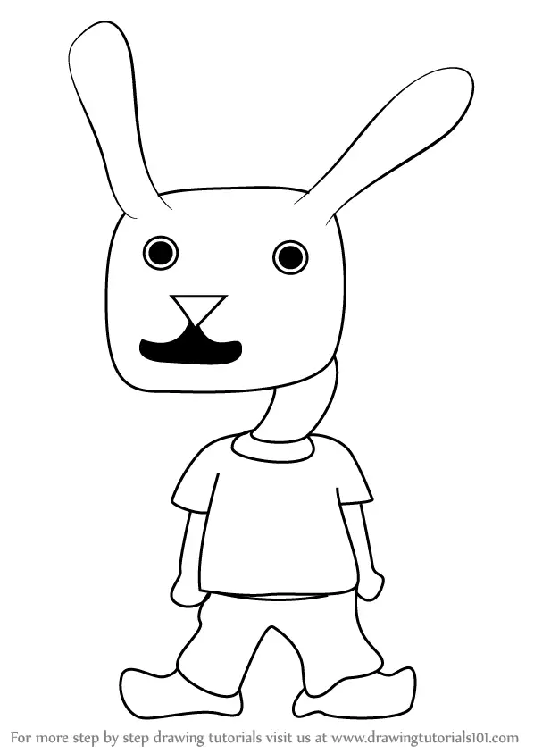 Learn How to Draw Rabbit Kid from Undertale (Undertale) Step by Step ...