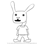 How to Draw Rabbit Kid from Undertale
