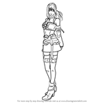 How to Draw Fiora from Xenoblade Chronicles